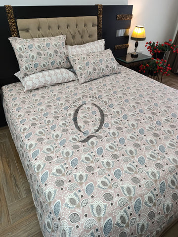 PC-1499: 4 Pillows Cotton Bed Sheet