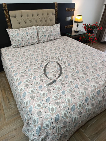 PC-1499: 4 Pillows Cotton Bed Sheet