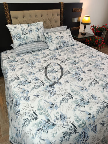 PC-1502: 4 Pillows Cotton Bed Sheet