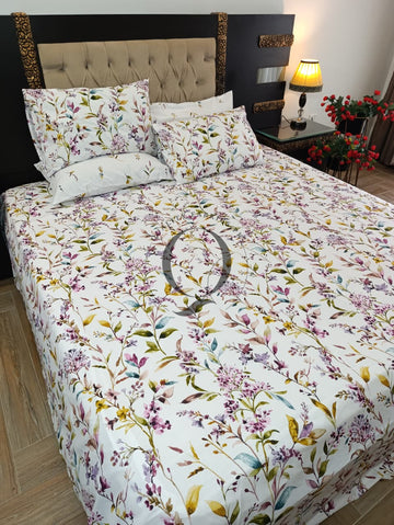 PC-1505: 4 Pillows Cotton Bed Sheet