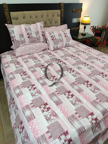 PC-1507: 4 Pillows Cotton Bed Sheet