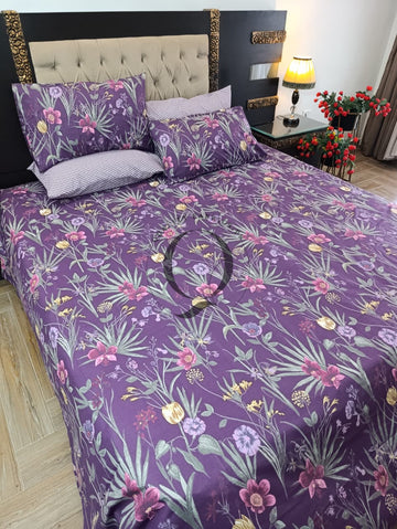 PC-1508: 4 Pillows Cotton Bed Sheet
