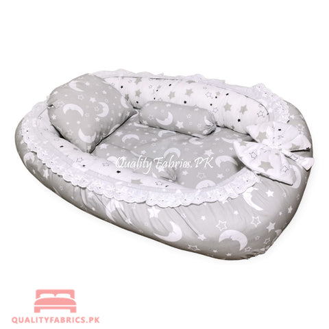 Grey Stars Theme - Snuggle Bed