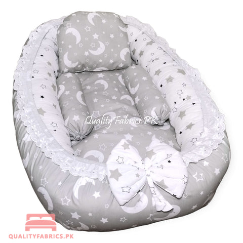 Grey Stars Theme - Snuggle Bed