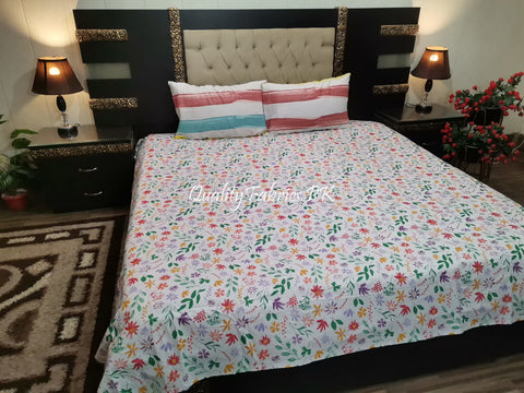 QF-1907: 3 Piece Cotton Bed Sheet