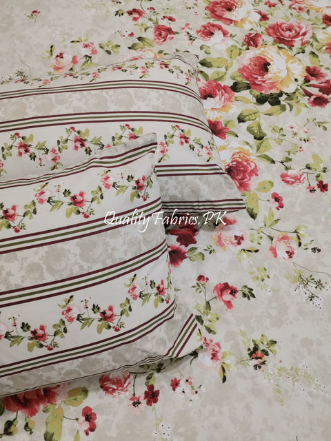 QF-1917: 3 Piece Cotton Bed Sheet