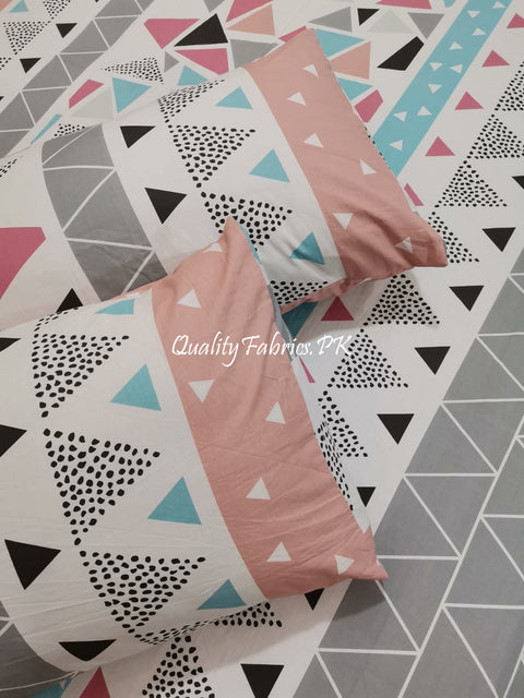 QF-1962: 3 Piece Cotton Bed Sheet
