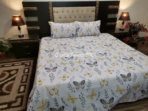 QF-1997: 3 Piece Cotton Bed Sheet
