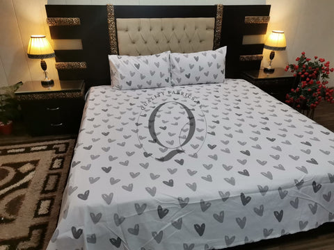 QF-2028: 3 Piece Cotton Bed Sheet