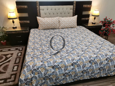 QF-2031: 3 Piece Cotton Bed Sheet