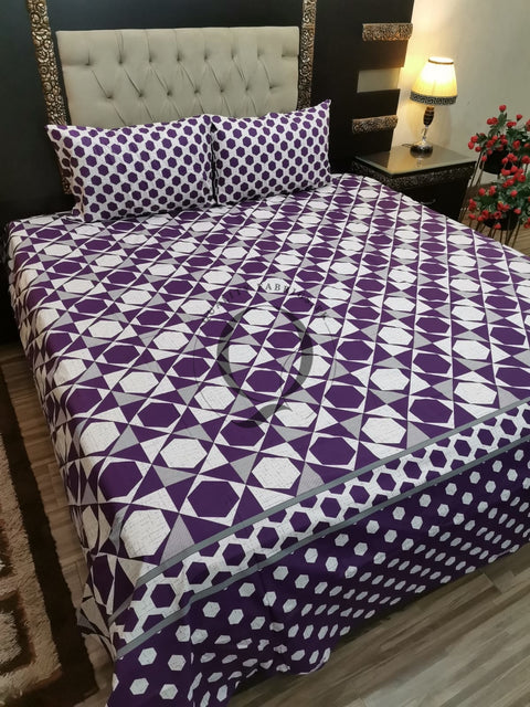 QF-2032: 3 Piece Cotton Bed Sheet