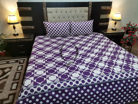 QF-2032: 3 Piece Cotton Bed Sheet