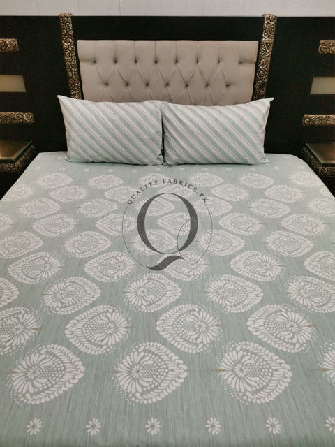 QF-2033: 3 Piece Cotton Bed Sheet