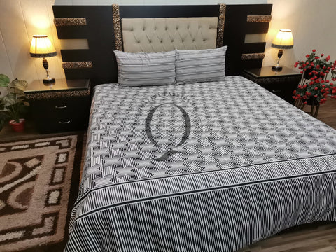 QF-2036: 3 Piece Cotton Bed Sheet
