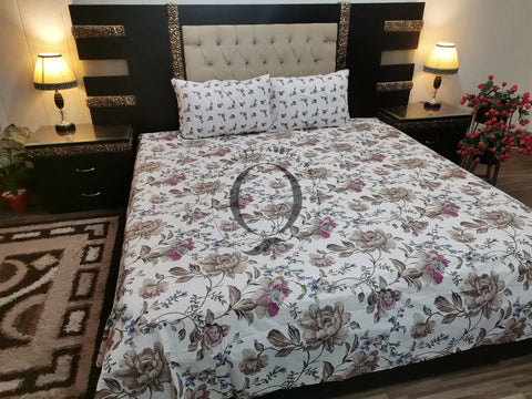 QF-2038: 3 Piece Cotton Bed Sheet