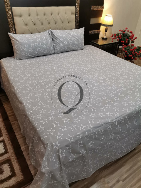 QF-2059: 3 Piece Cotton Bed Sheet