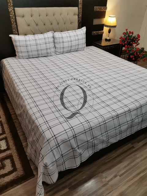 QF-2064: 3 Piece Cotton Bed Sheet