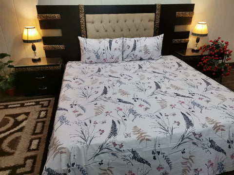 QF-2073: 3 Piece Cotton Bed Sheet