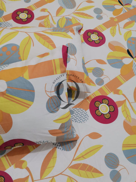 QF-2090: 3 Piece Cotton Bed Sheet