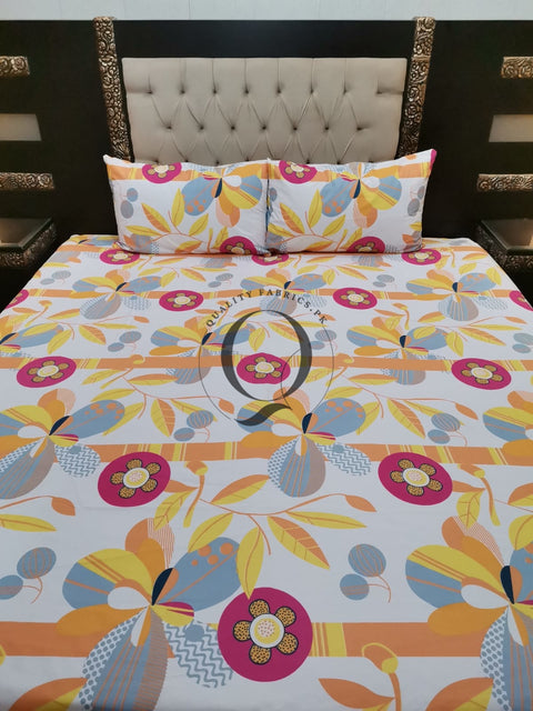 QF-2090: 3 Piece Cotton Bed Sheet