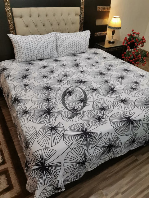 QF-2101: 3 Piece Cotton Bed Sheet