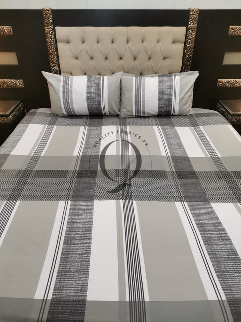 QF-2102: 3 Piece Cotton Bed Sheet