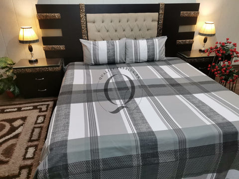 QF-2102: 3 Piece Cotton Bed Sheet