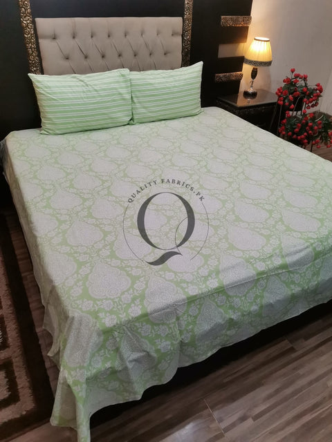 QF-2111: 3 Piece Cotton Bed Sheet