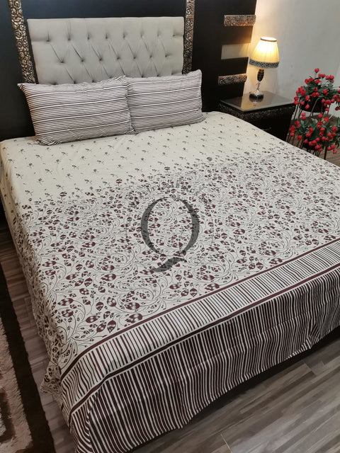 QF-2115: 3 Piece Cotton Bed Sheet