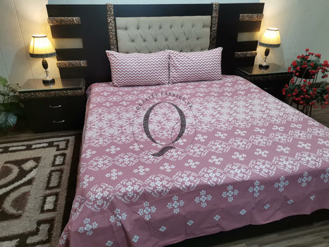 QF-2116: 3 Piece Cotton Bed Sheet