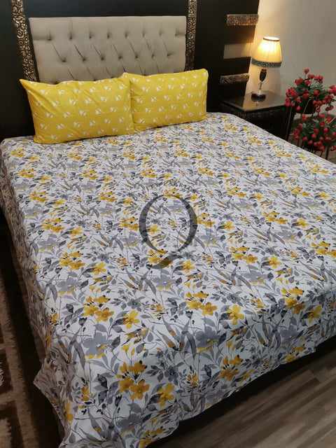 QF-2117: 3 Piece Cotton Bed Sheet