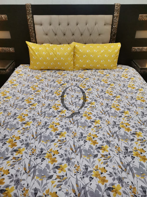 QF-2117: 3 Piece Cotton Bed Sheet