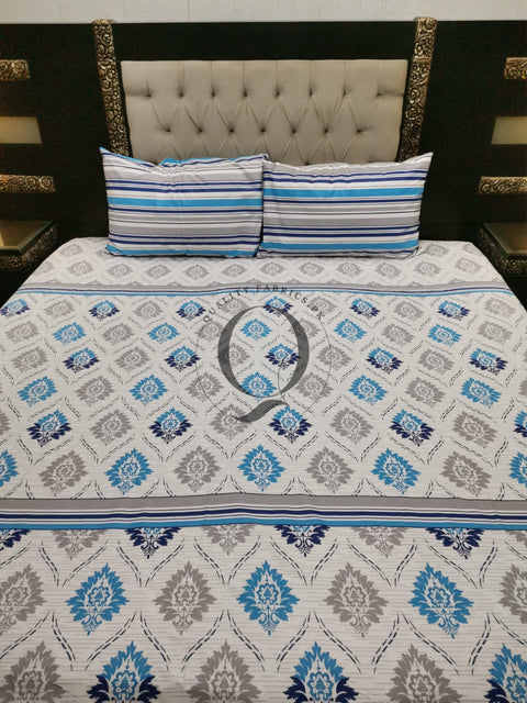 QF-2118: 3 Piece Cotton Bed Sheet