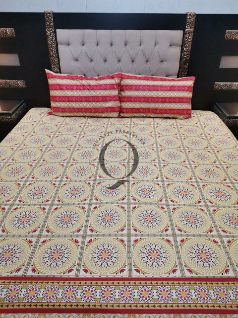 QF-2120: 3 Piece Cotton Bed Sheet