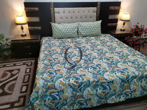 QF-2124: 3 Piece Cotton Bed Sheet
