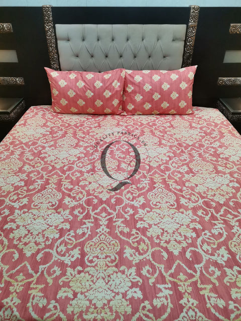 QF-2125: 3 Piece Cotton Bed Sheet