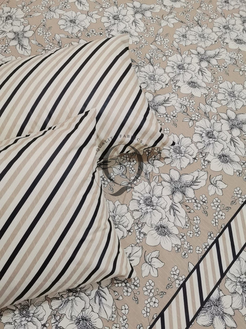 QF-2126: 3 Piece Cotton Bed Sheet