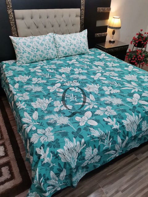 QF-2136: 3 Piece Cotton Bed Sheet
