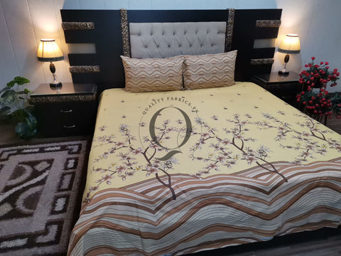 QF-2139: 3 Piece Cotton Bed Sheet