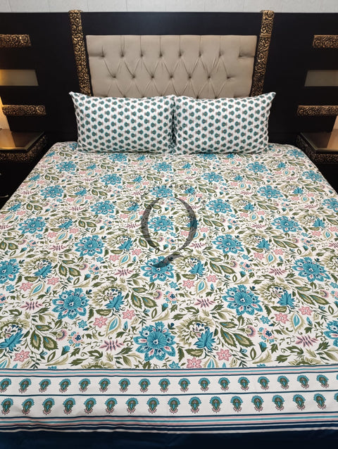 QF-2140: 3 Piece Cotton Bed Sheet