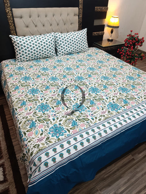 QF-2140: 3 Piece Cotton Bed Sheet
