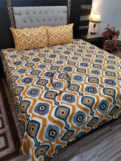 QF-2141: 3 Piece Cotton Bed Sheet