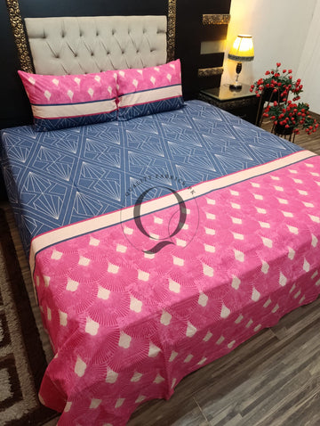 QF-2151: 3 Piece Cotton Bed Sheet