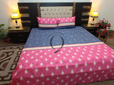 QF-2151: 3 Piece Cotton Bed Sheet
