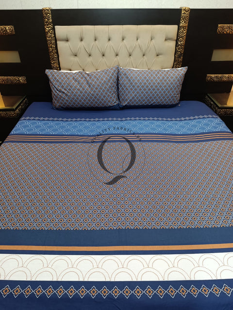 QF-2153: 3 Piece Cotton Bed Sheet