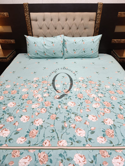 QF-2155: 3 Piece Cotton Bed Sheet