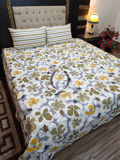 QF-2160: 3 Piece Cotton Bed Sheet