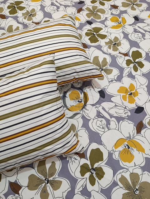 QF-2160: 3 Piece Cotton Bed Sheet