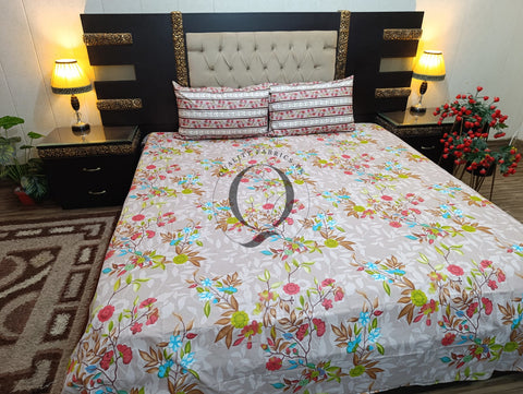 QF-2171: 3 Piece Cotton Bed Sheet
