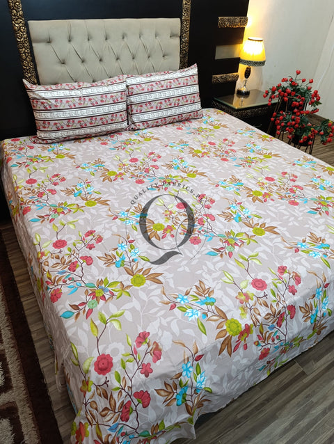 QF-2171: 3 Piece Cotton Bed Sheet